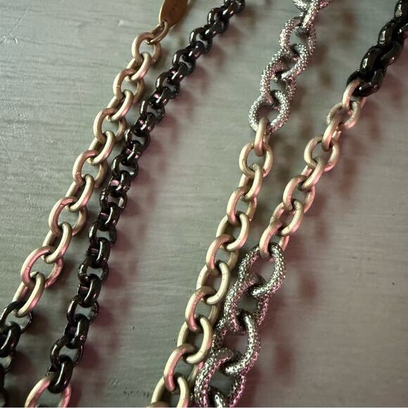 Sabika Winter 2012 Multi Tone Chainlink Necklace - Picture 8 of 9
